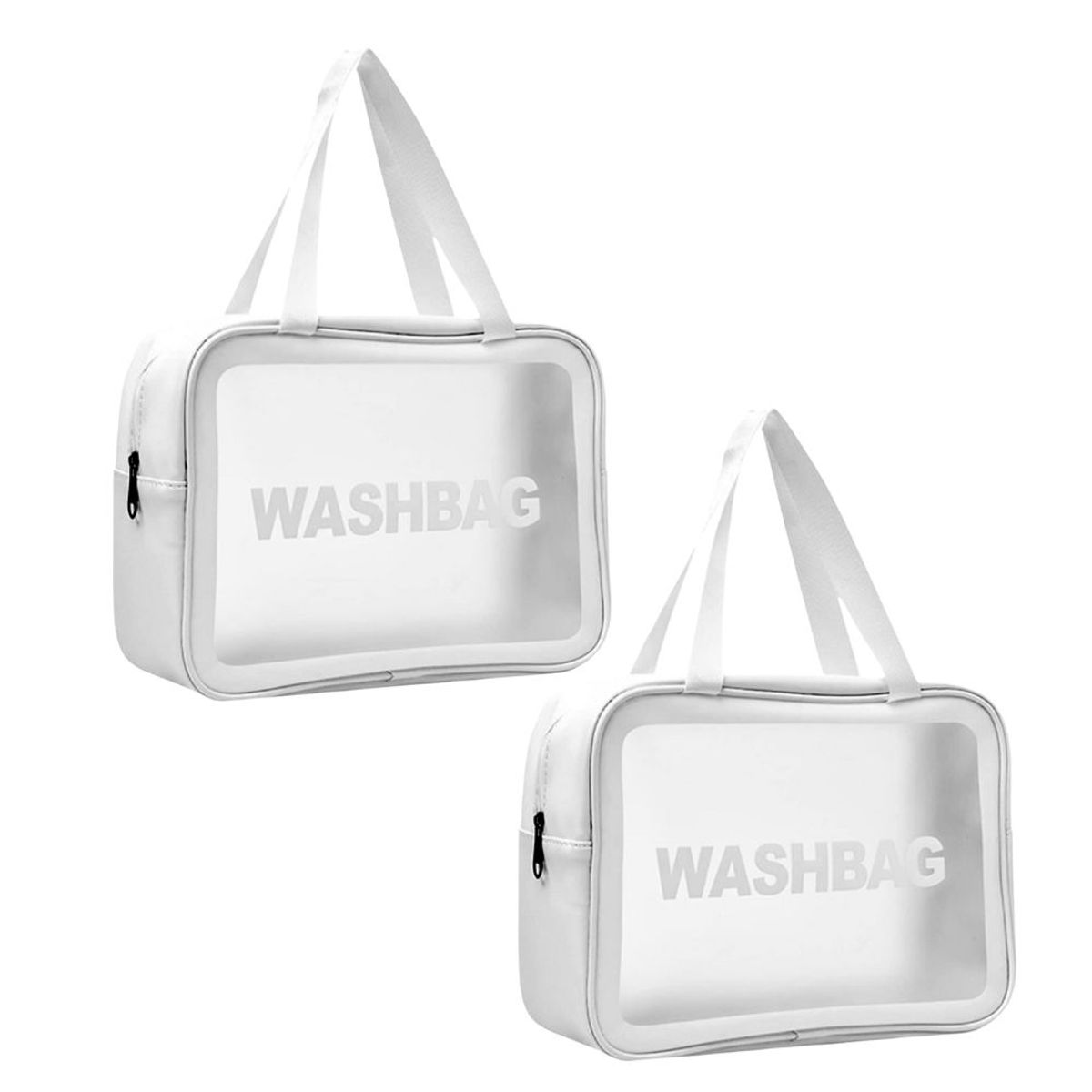 INSPIRA - Pack de 2 Estuches Neceser Grande Impermeable con Asa