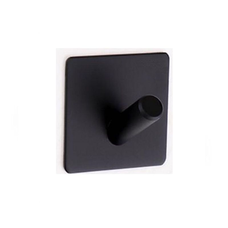 GENERICO - PERCHERO DE ACERO INOX  NEGRO 5X5CM