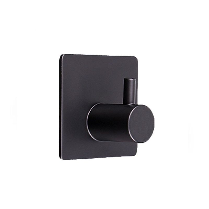 GENERICO - PERCHERO DE ACERO INOX  NEGRO 5X5CM