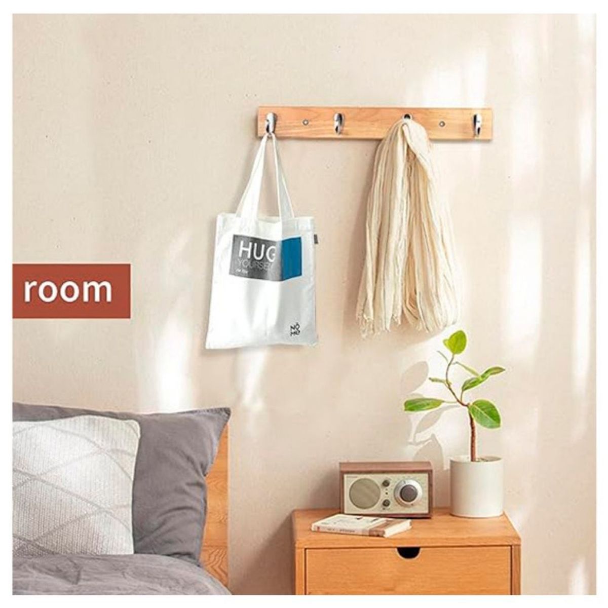 GENERICO - Perchero Flotante Chihiro 2Unid. Sahara Ruta 81