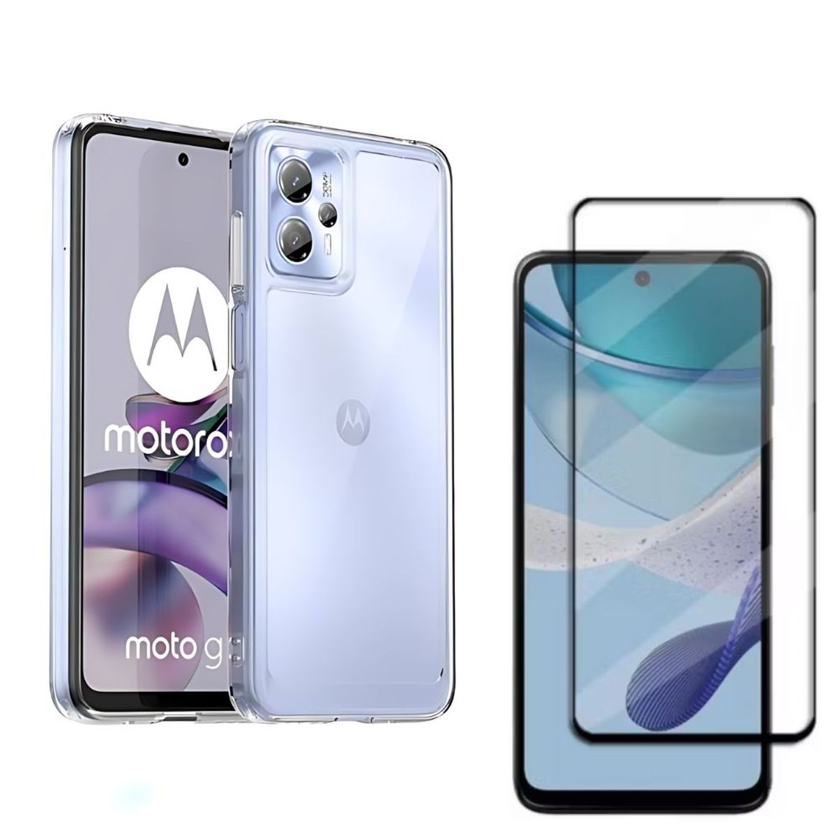 GENERICO - Case Space transparente con mica para Motorola G04 PREMIUM vip