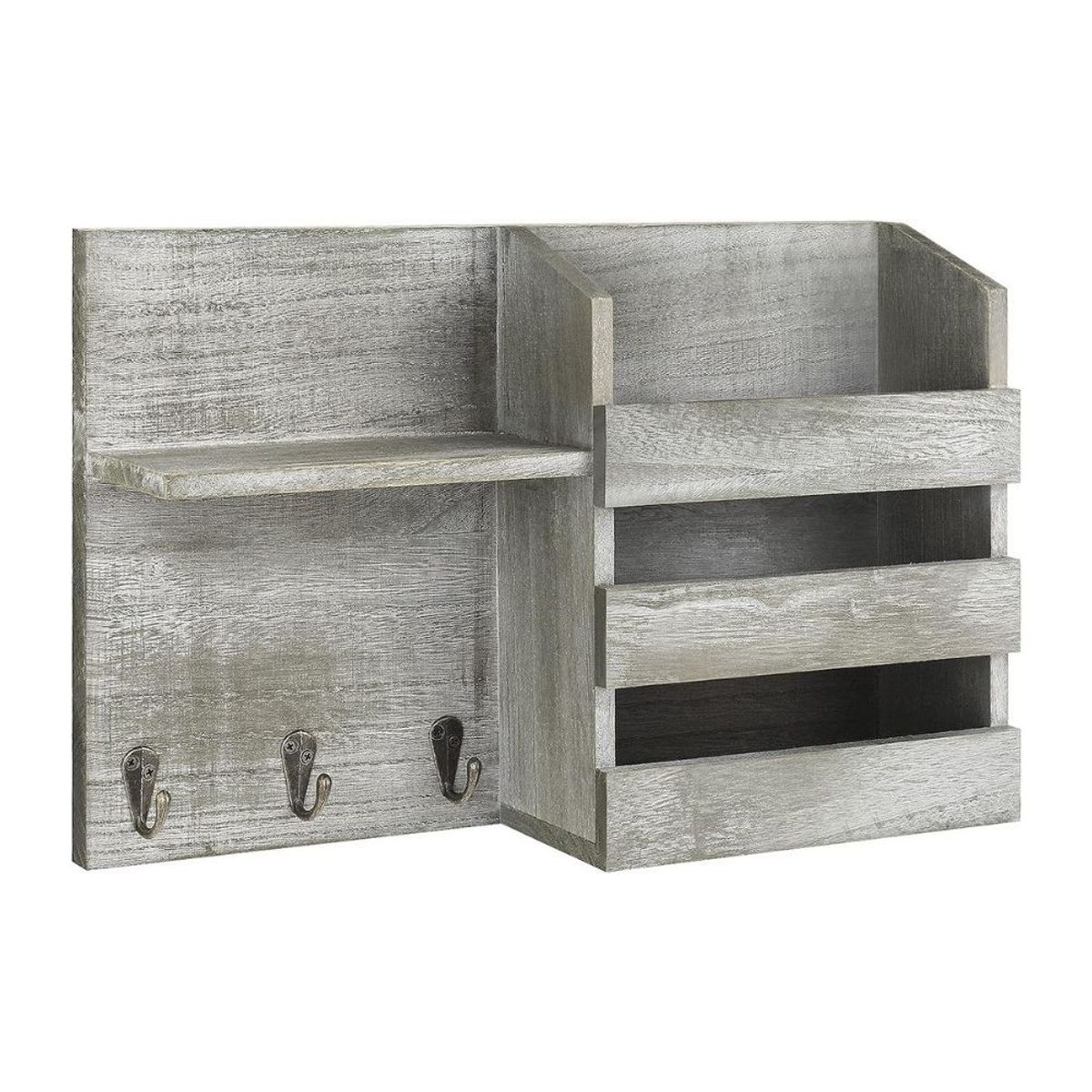 GENERICO - Perchero Flotante Armado Asa Color Cemento Ruta 81