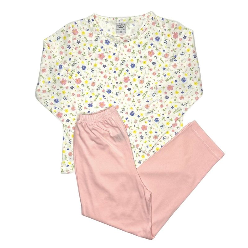 OTTOWARE - PIJAMA NIÑA FLORES ROSA_.
