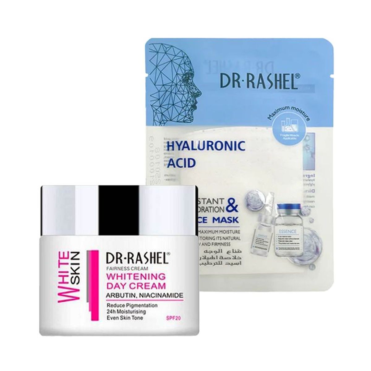 GENERICO - Crema Facial Blanqueadora de Dia + Mascarilla Facial de AH