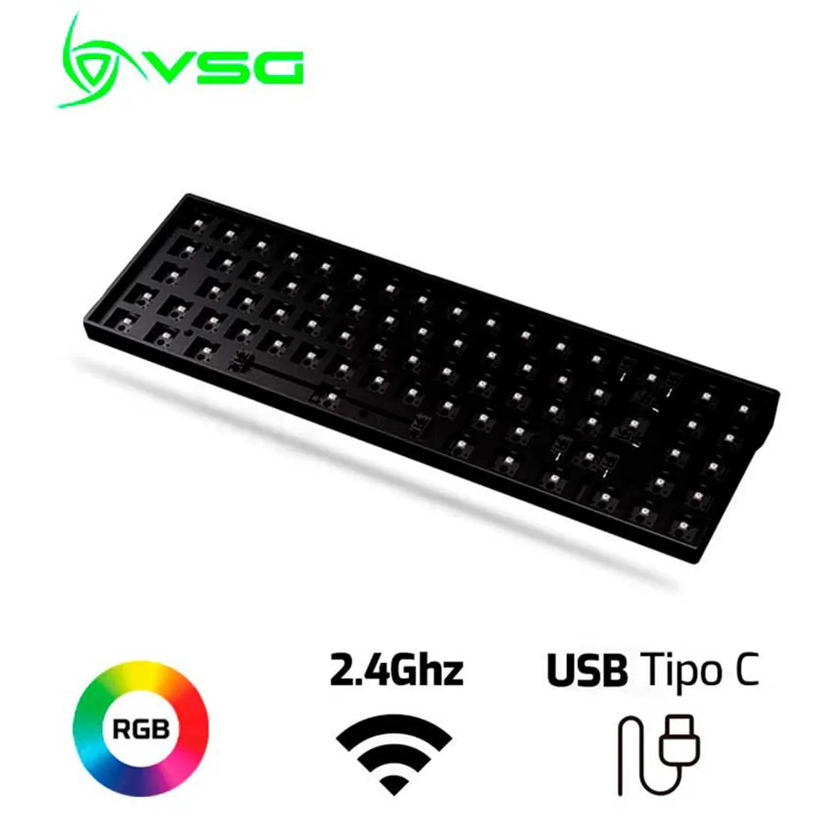 VSG - Base De Teclado VSG Bellatrix Mecánico Negro