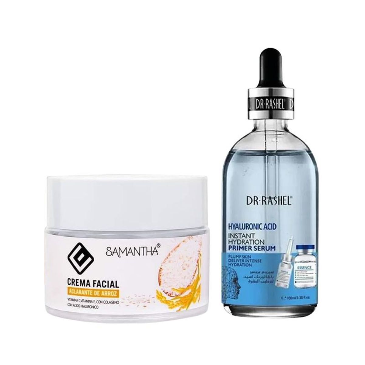 GENERICO - Crema Facial Extracto de Arroz + Serum Ácido Hialurónico