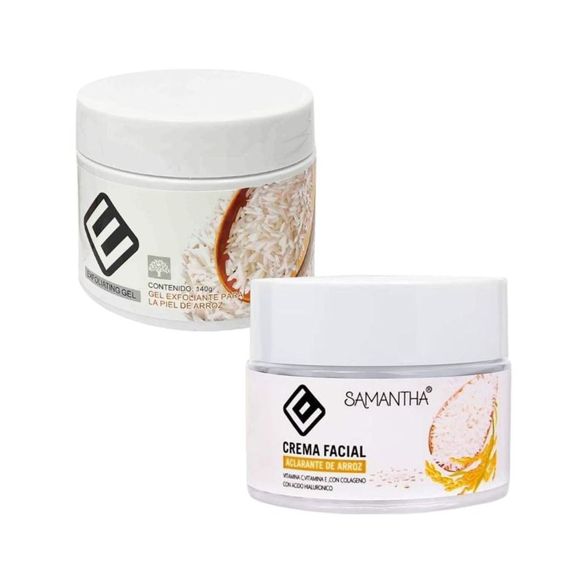 GENERICO - Crema Facial Extracto de Arroz + Gel Extracto de Arroz