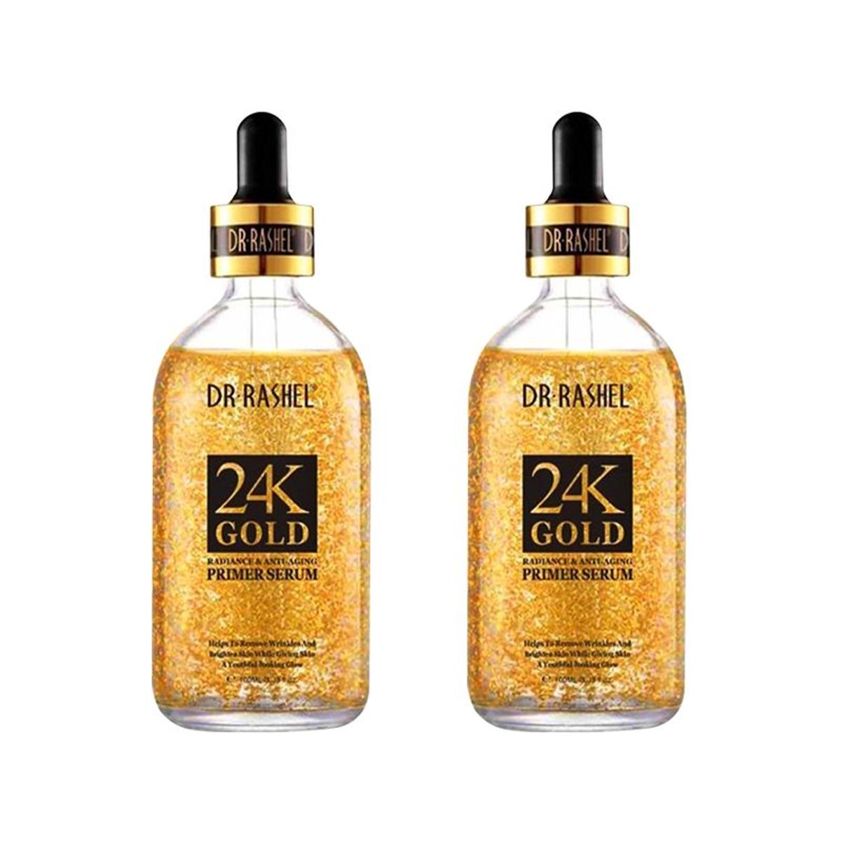 GENERICO - 2 Sueros Antiarrugas y Aclarante 24k Oro 100ml Dr Rashel