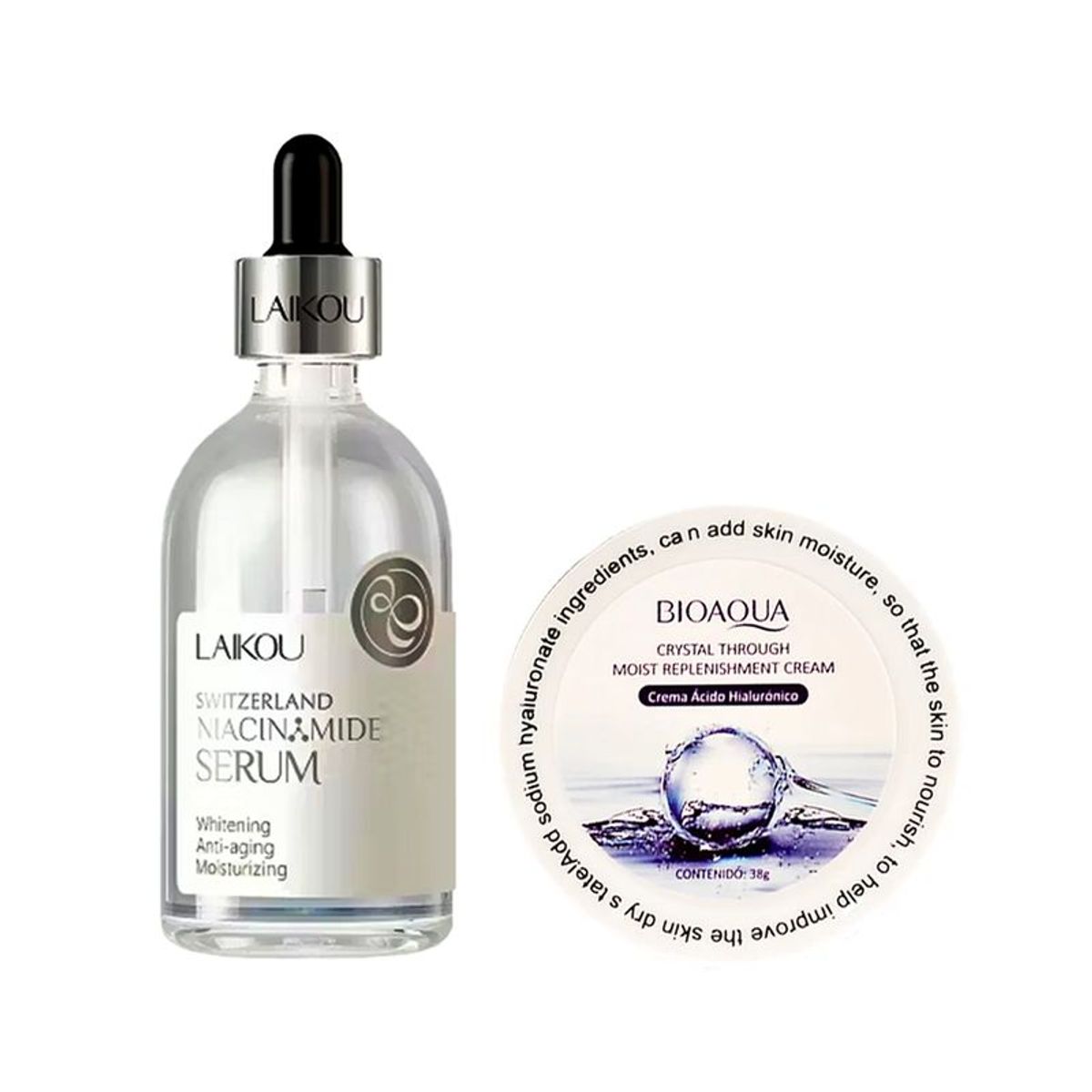 GENERICO - Serum Facial Niacinamida Antiacne + Crema Corporal de AH