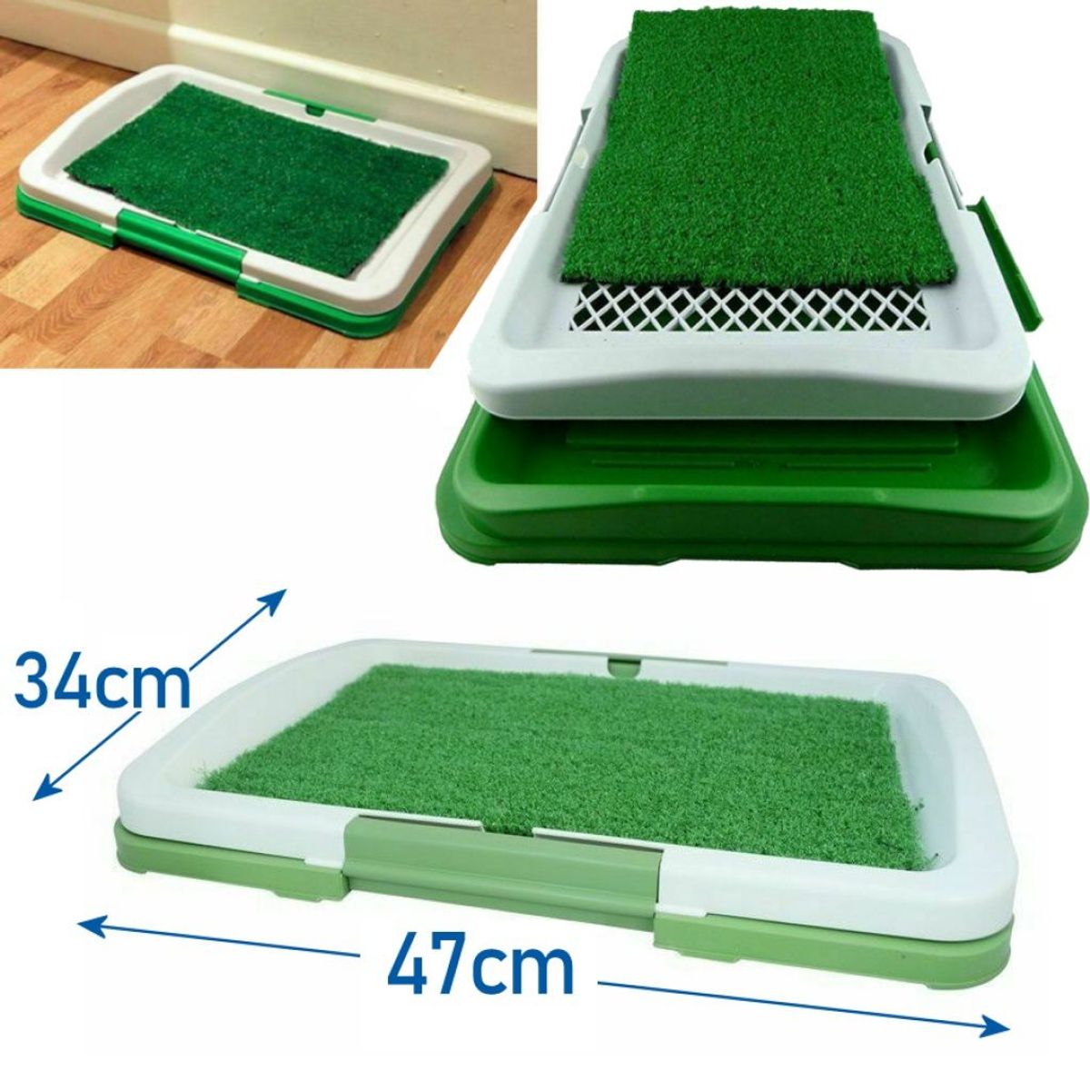 OEM - Inodoro de Bandeja Hecho de Césped Artificial para Cachorros