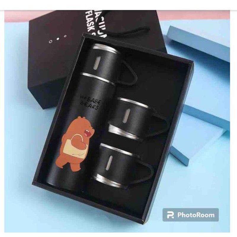 GENERICO - Termo con Tazas de Osos Escandalosos