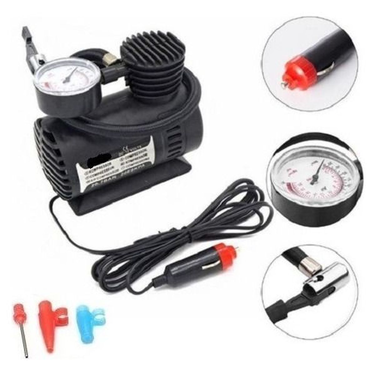 OEM - Mini Compresor Compacto para Coche Inflador de Neumáticos