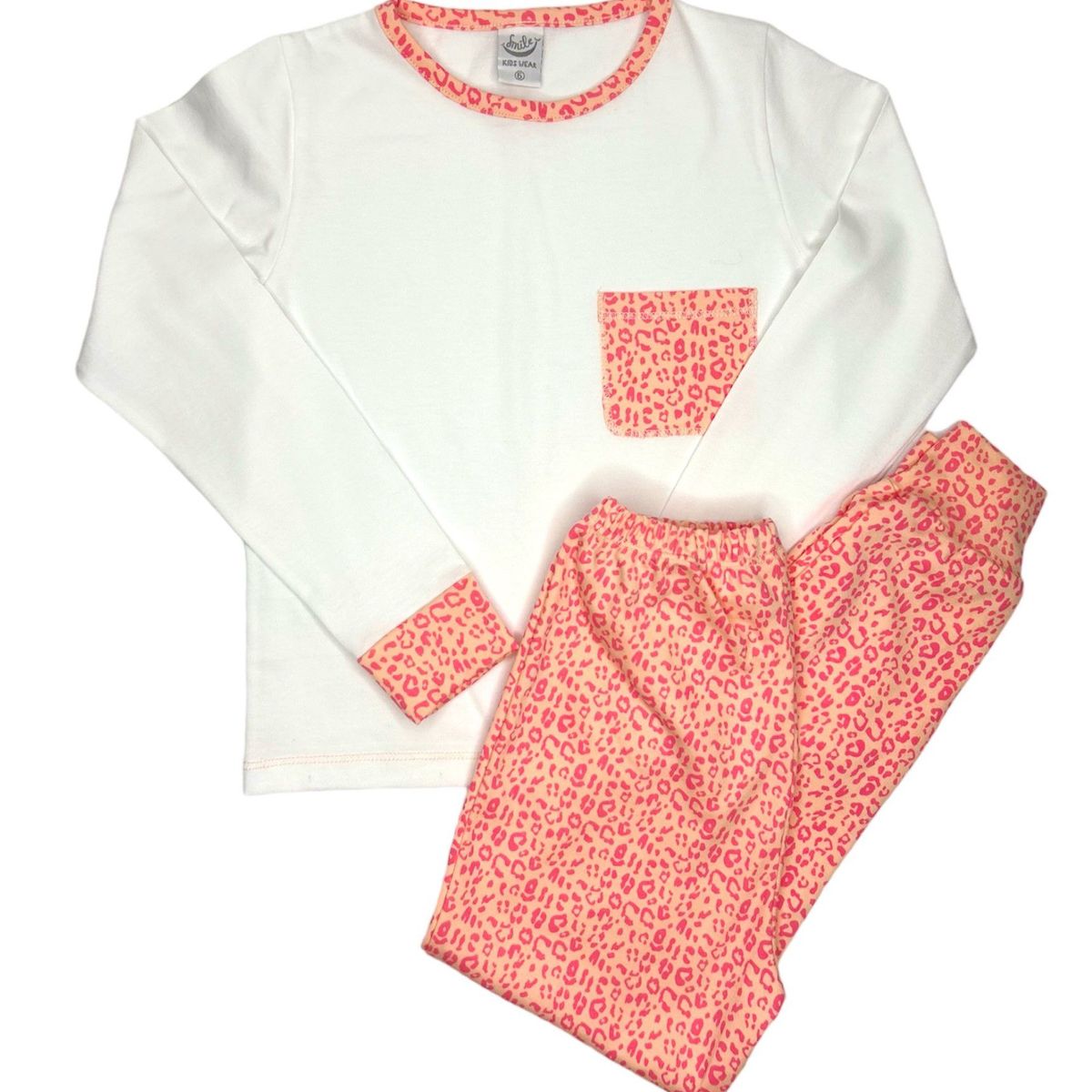 OTTOWARE - PIJAMA NIÑA ANIMAL PRINT MELON_.