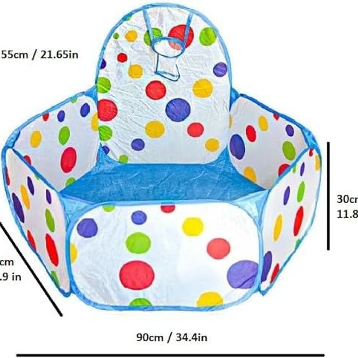 GENERICO - Piscina De Tela Para Pelotas Celeste