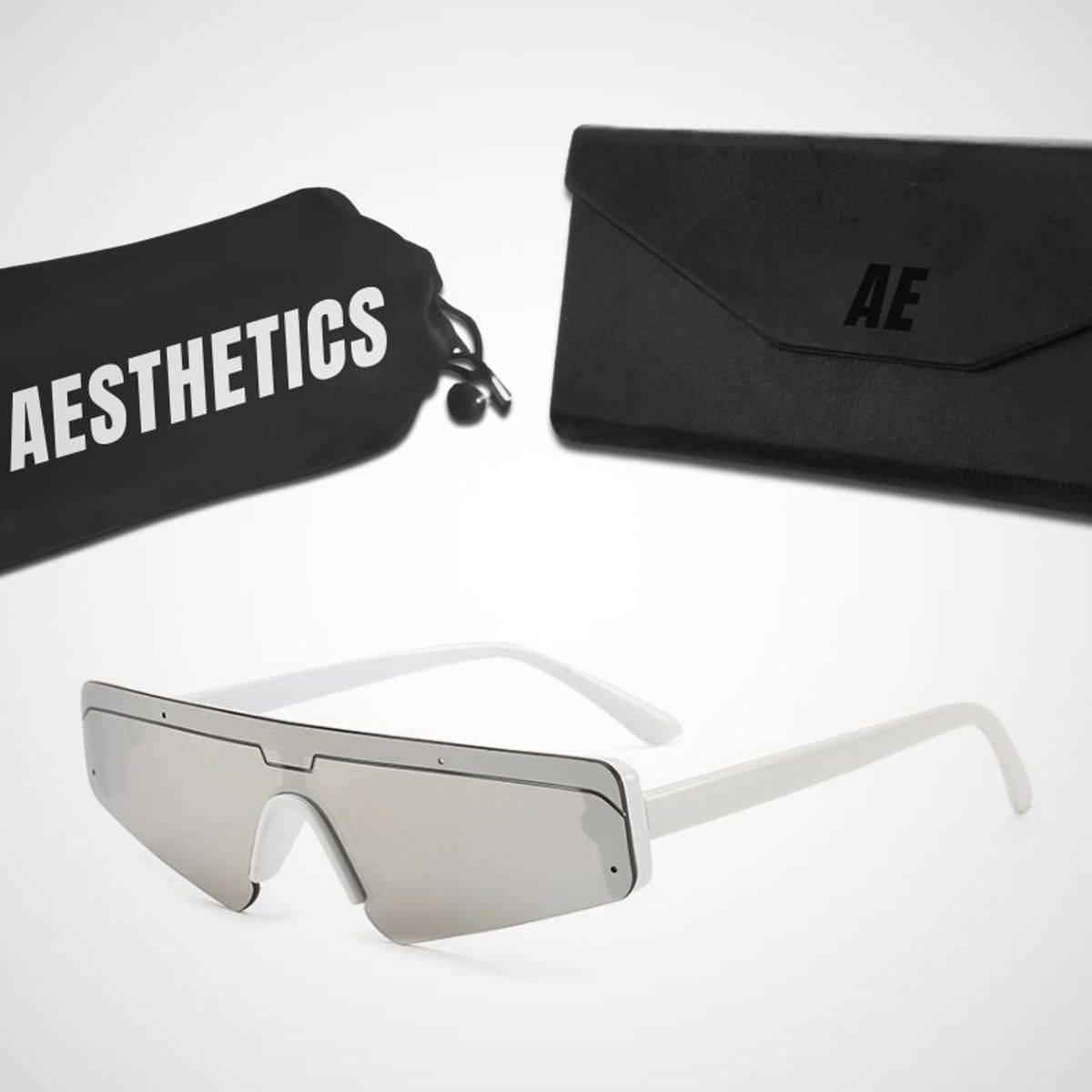 GENERICO - Lentes de Sol Aesthetics Biker Look para Hombre y Mujer_.