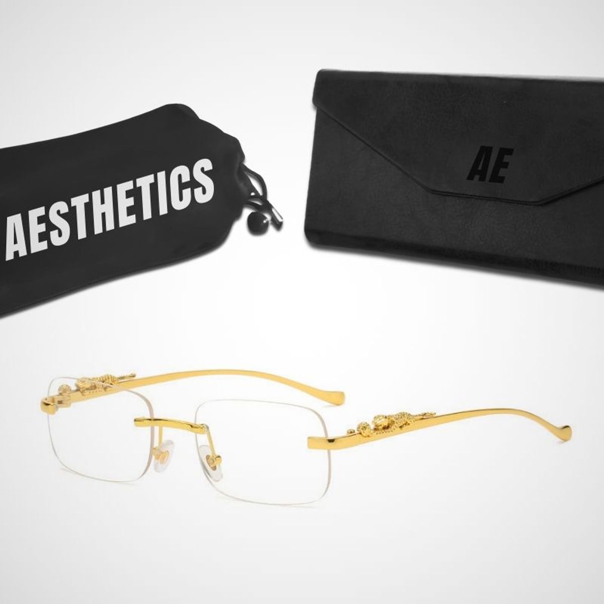 GENERICO - Lentes de Sol Aesthetics Fancy Jaguar para Hombre y Mujer