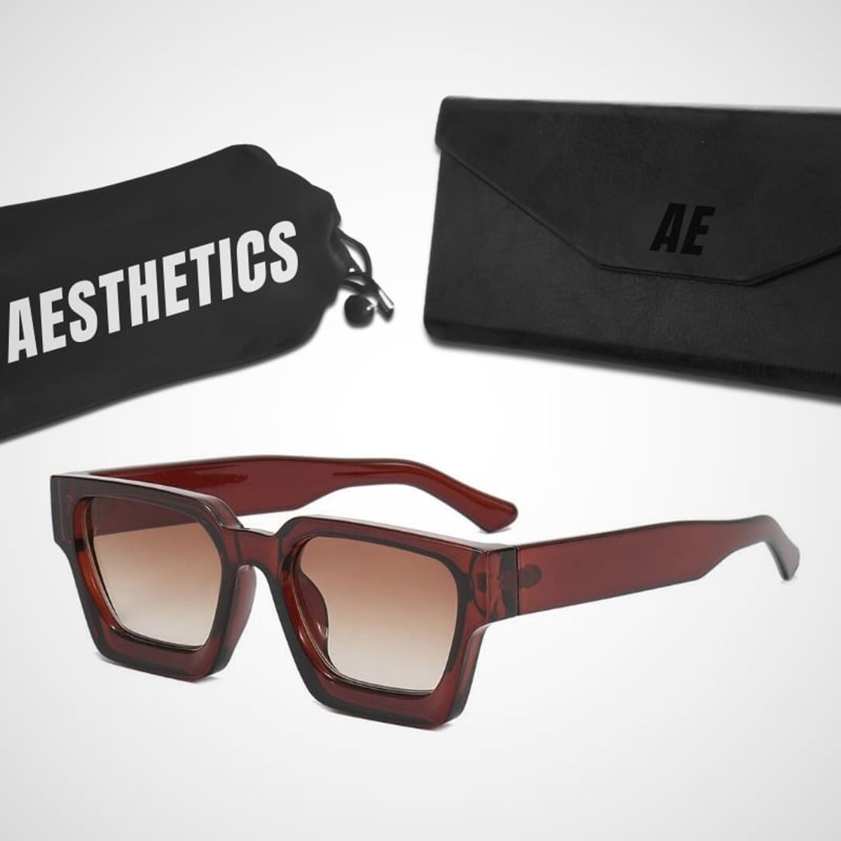 GENERICO - Lentes de Sol Aesthetics Square para Hombre y Mujer