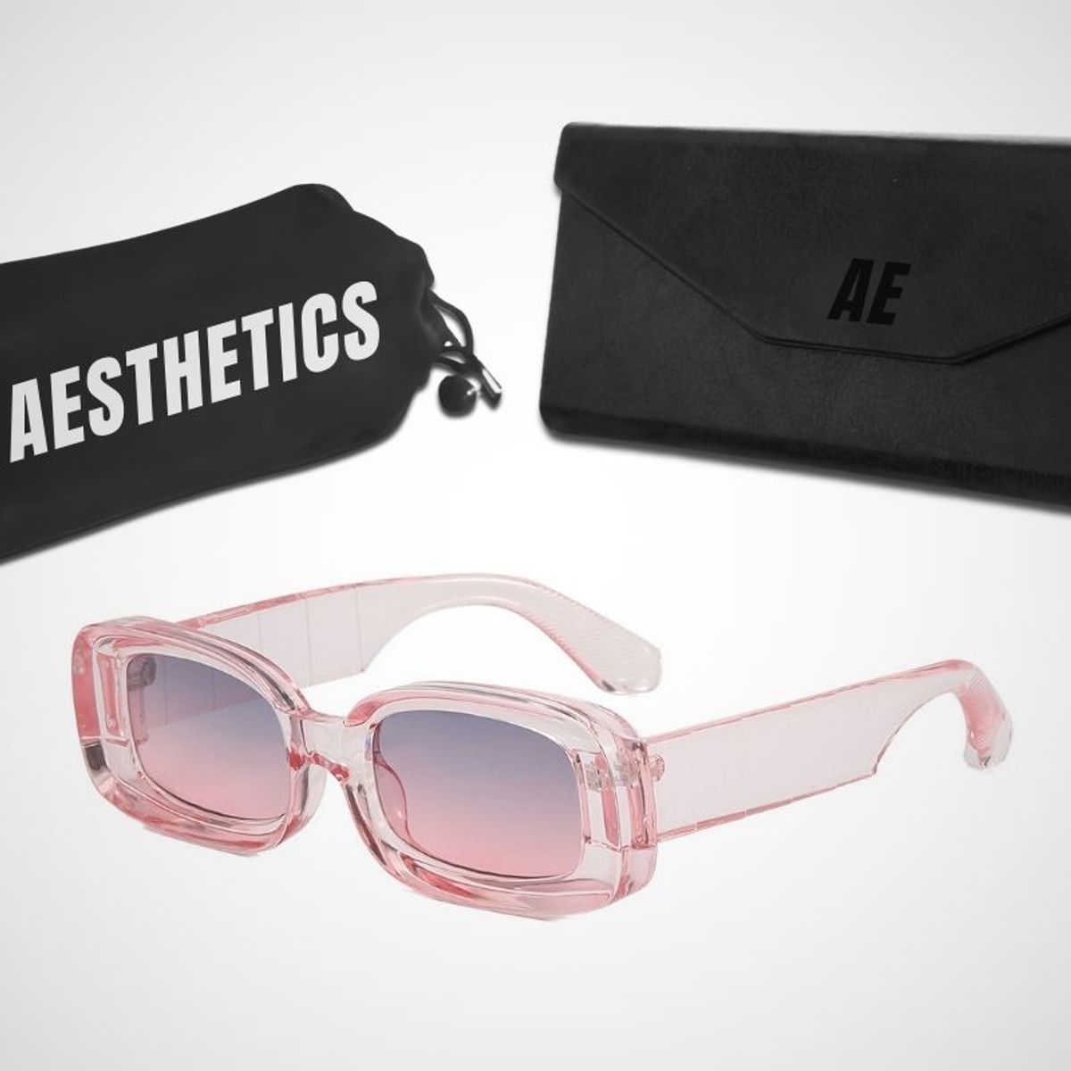 GENERICO - Lentes de Sol Aesthetics Retro Thick para Hombre y Mujer
