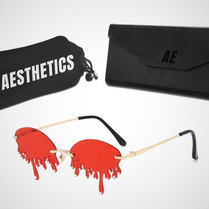 GENERICO - Lentes de Sol Aesthetics Tears para Hombre y Mujer