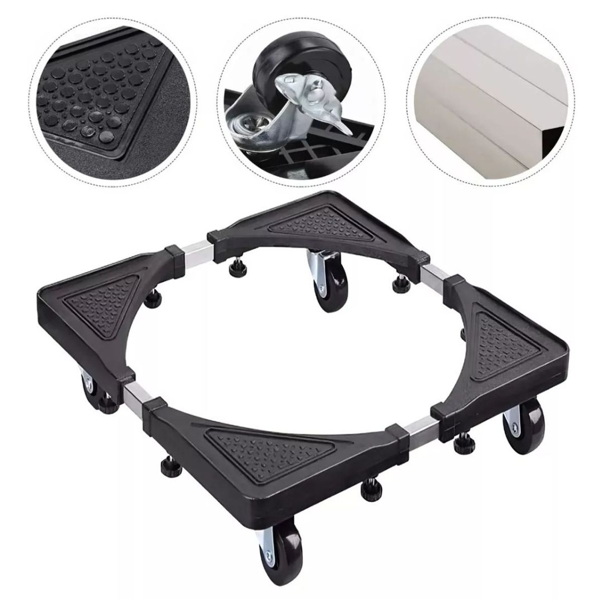 OEM - Base Ajustable con Ruedas Electrodomésticos 138 kg