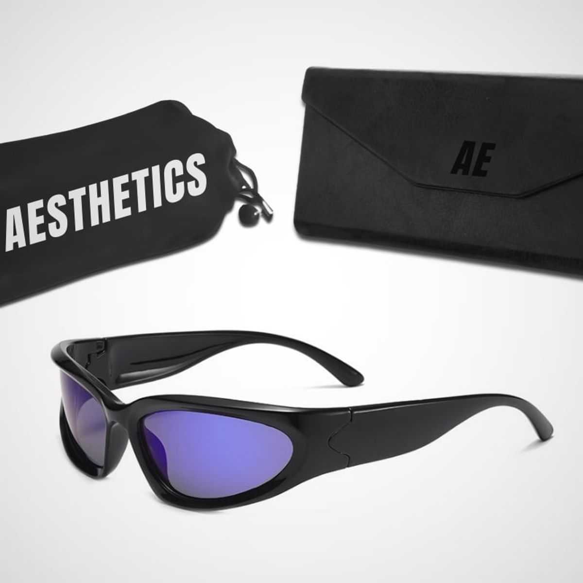 GENERICO - Lentes de Sol Aesthetics Biker Oval para Hombre y Mujer