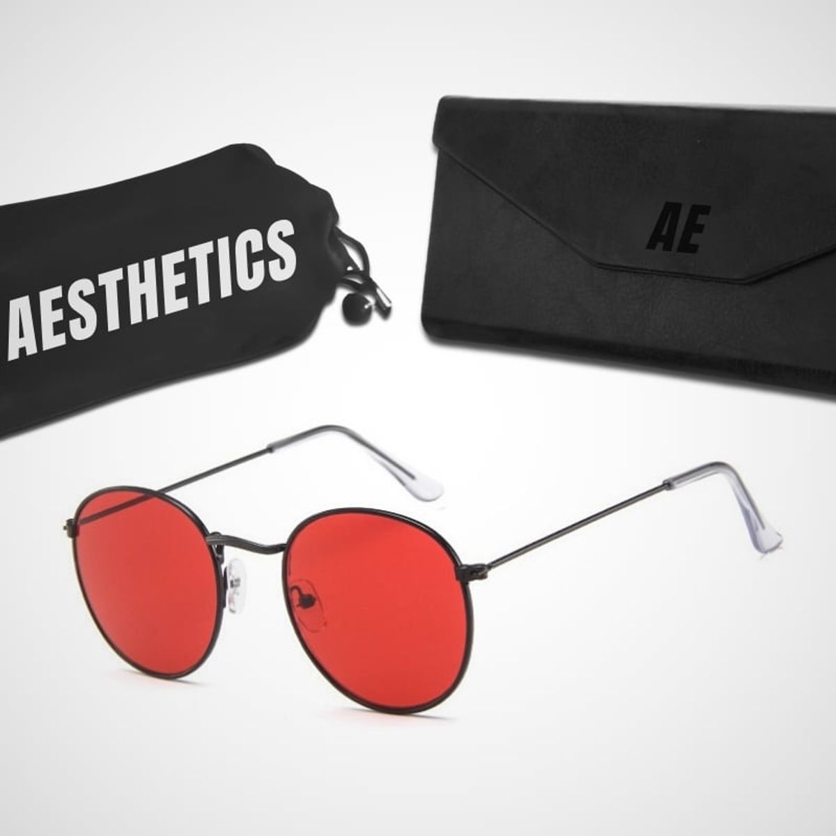 GENERICO - Lentes de Sol Aesthetics Hippie para Hombre y Mujer