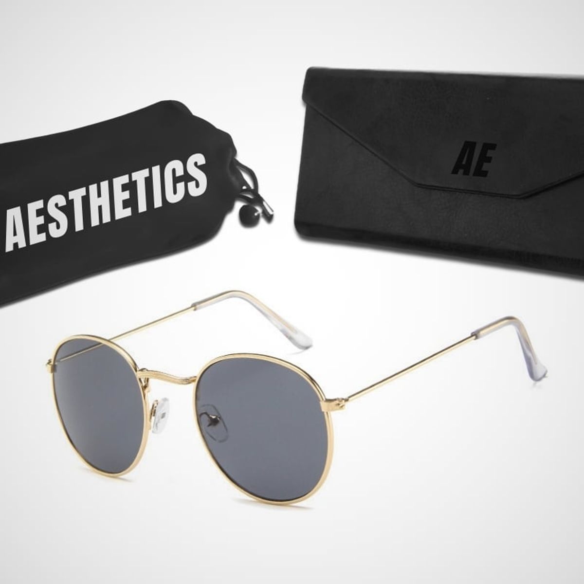 GENERICO - Lentes de Sol Aesthetics Hippie para Hombre y Mujer