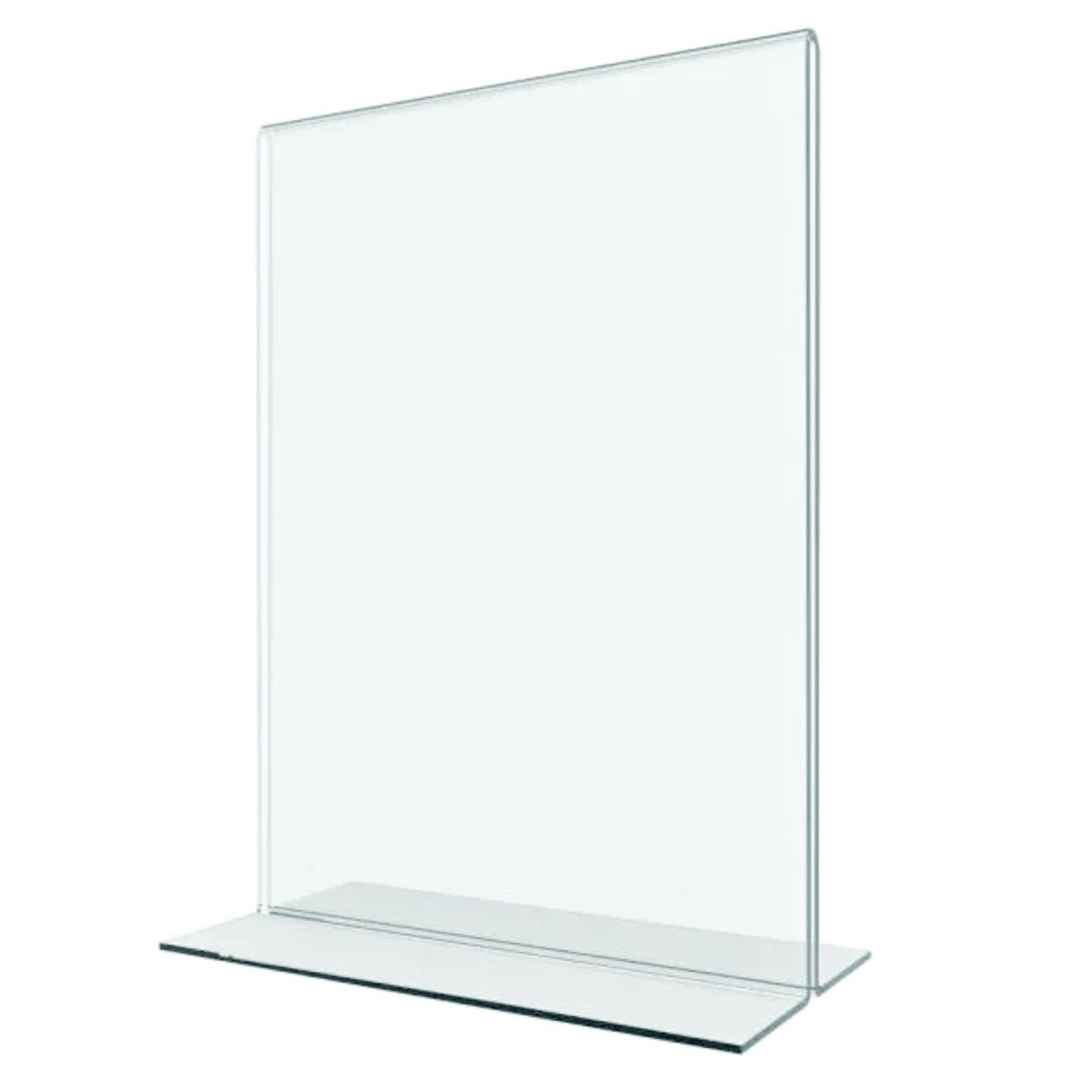 GYPSYZONE - Porta afiche en "T"  A4 acrilico transparente 2mm