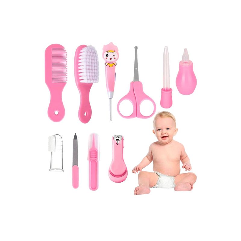GENERICO - KIT DE CUIDADO DEL BEBÉ RECIÉN NACIDO -  ROSADO