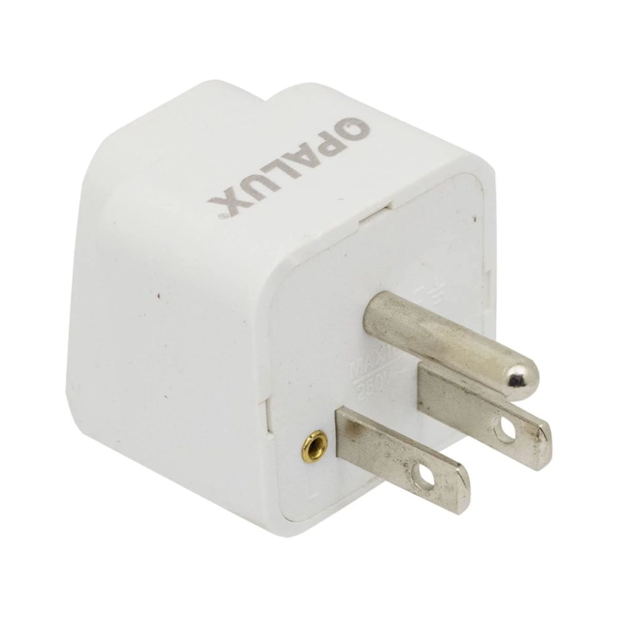 OPALUX - Adaptador Enchufe con Toma Tierra OP-603-F OPALUX