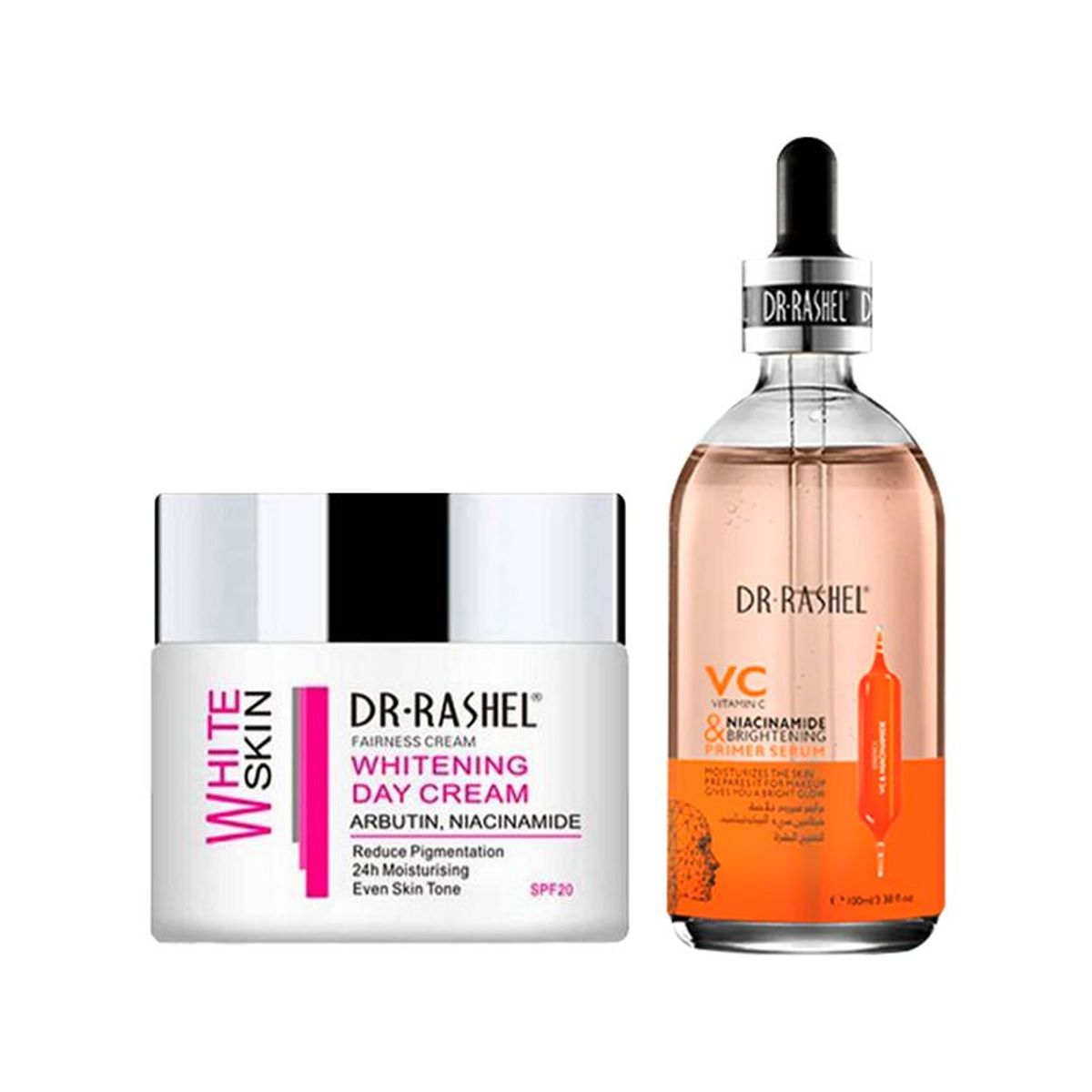 GENERICO - Crema Facial Blanqueadora de Dia + Serum Facial Vitamina C