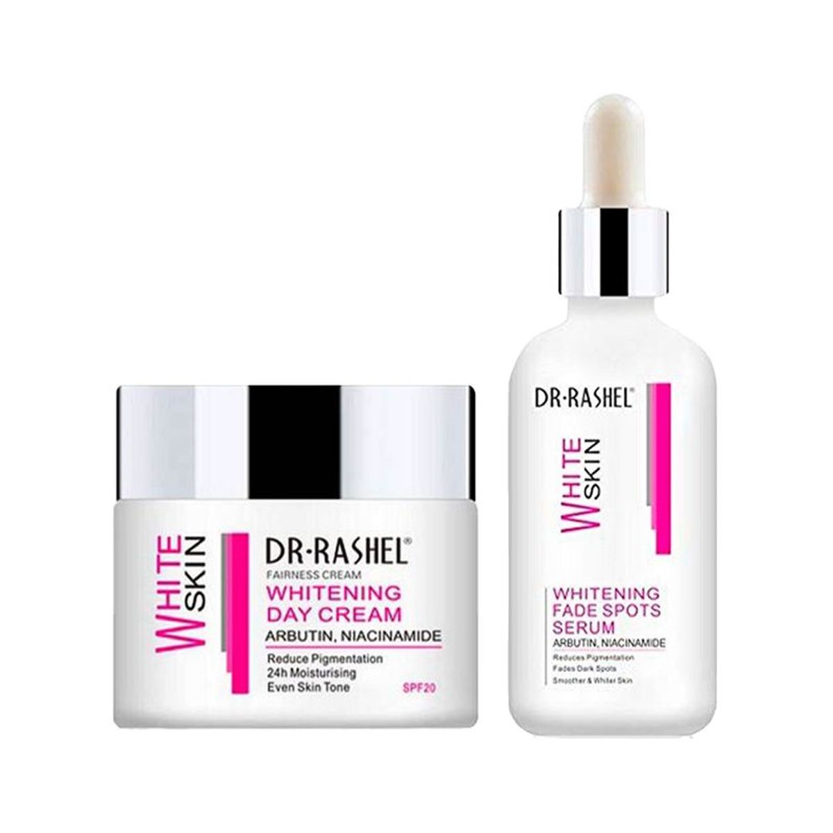 GENERICO - Crema Facial Blanqueadora de Dia + Suero Blanqueador Manchas