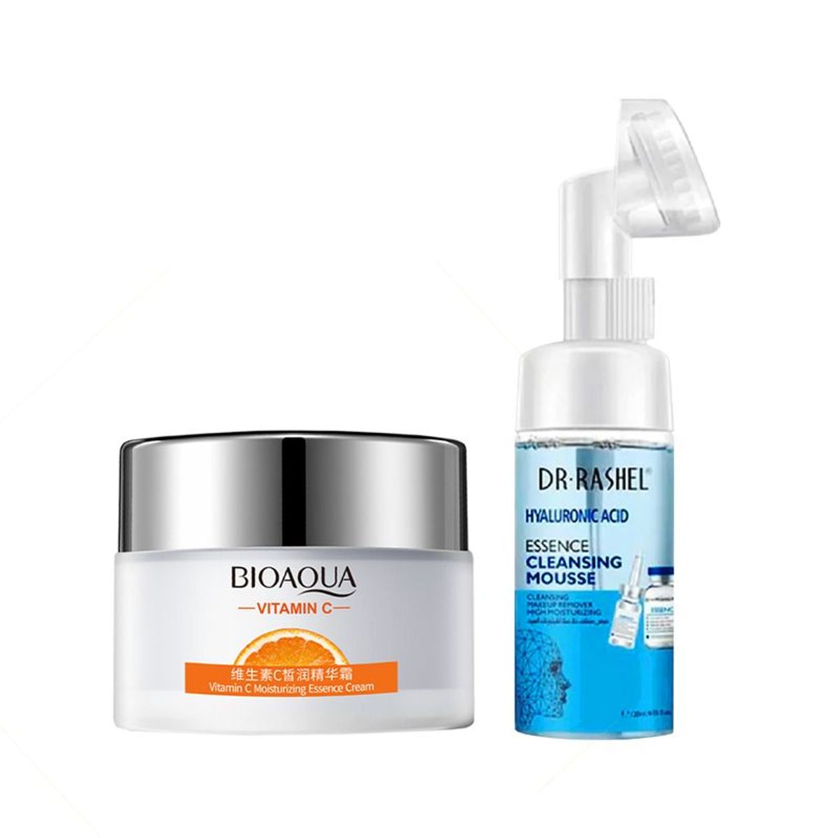 BIOAQUA - Crema Facial Hidratante Vitamina C + Limpiador Facial AH