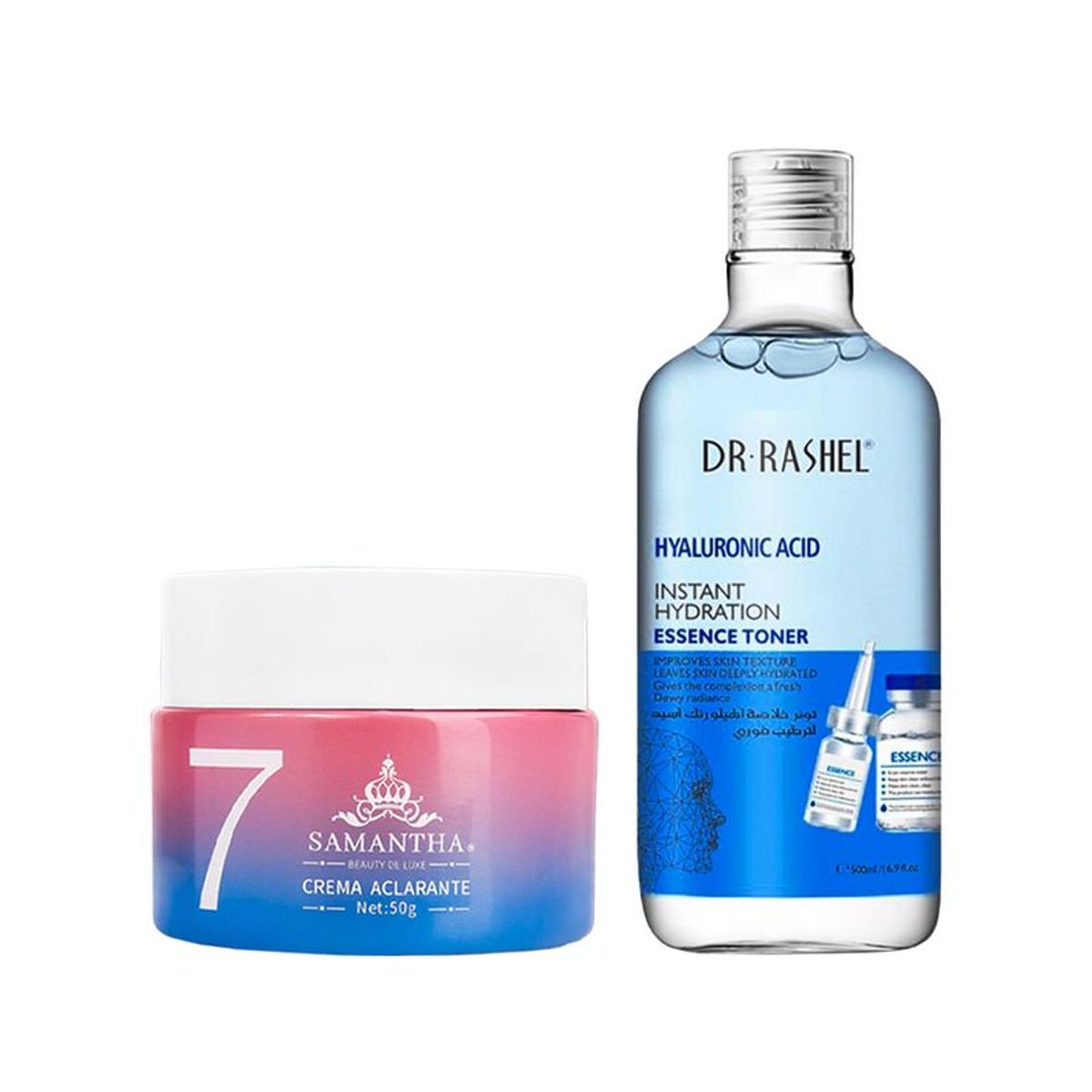 GENERICO - Crema Aclarante Facial + Tonico Facial de Acido Hialuronico