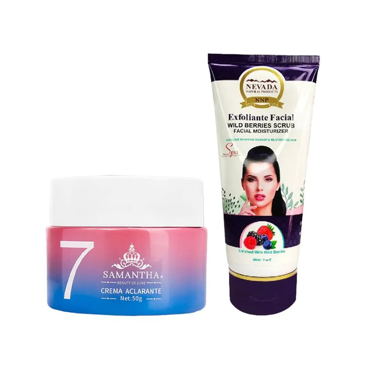 GENERICO - Crema Aclarante Facial + Exfoliante Facial Bayas Silvestres