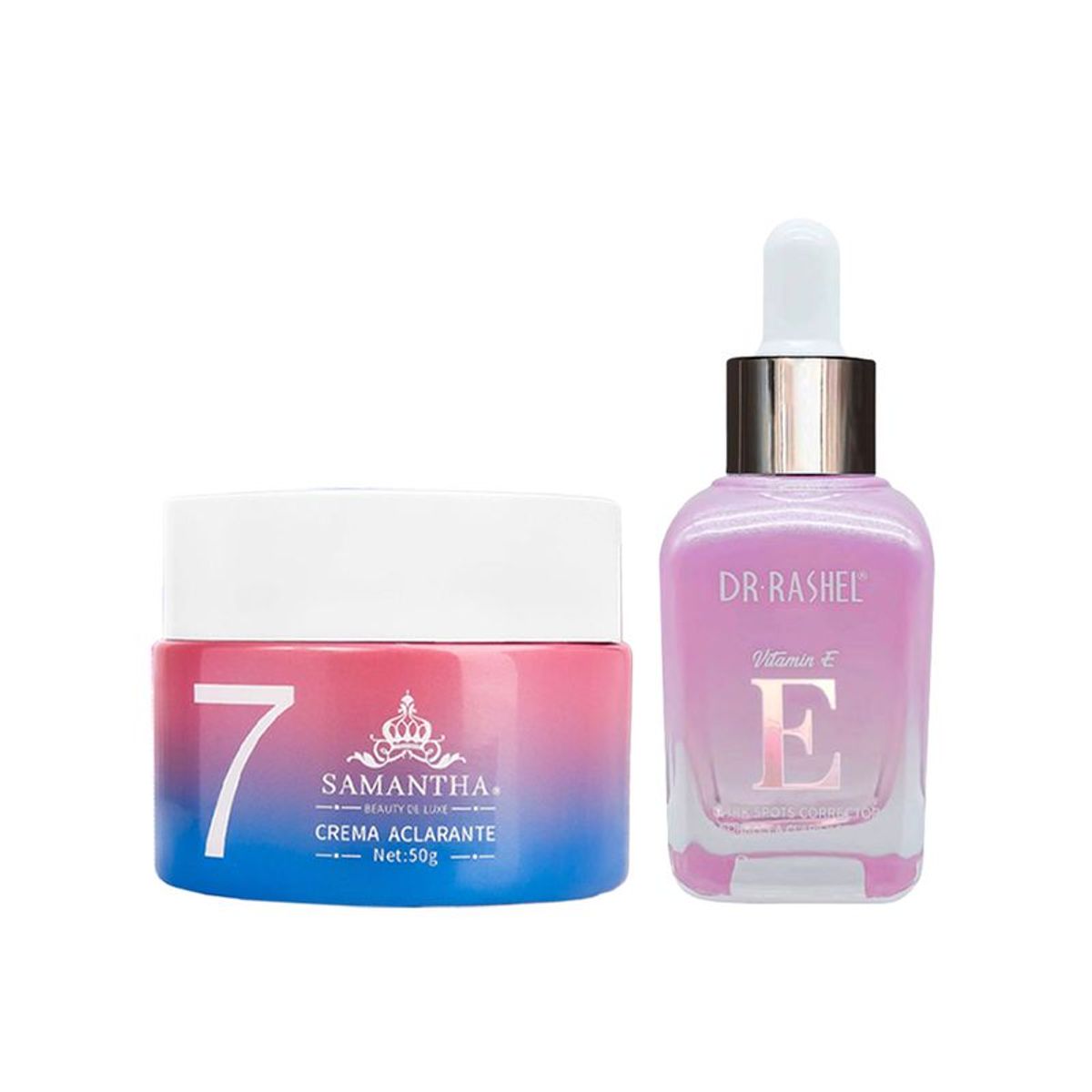 GENERICO - Crema Aclarante Facial + Suero Vitamina E Corrector de Manchas