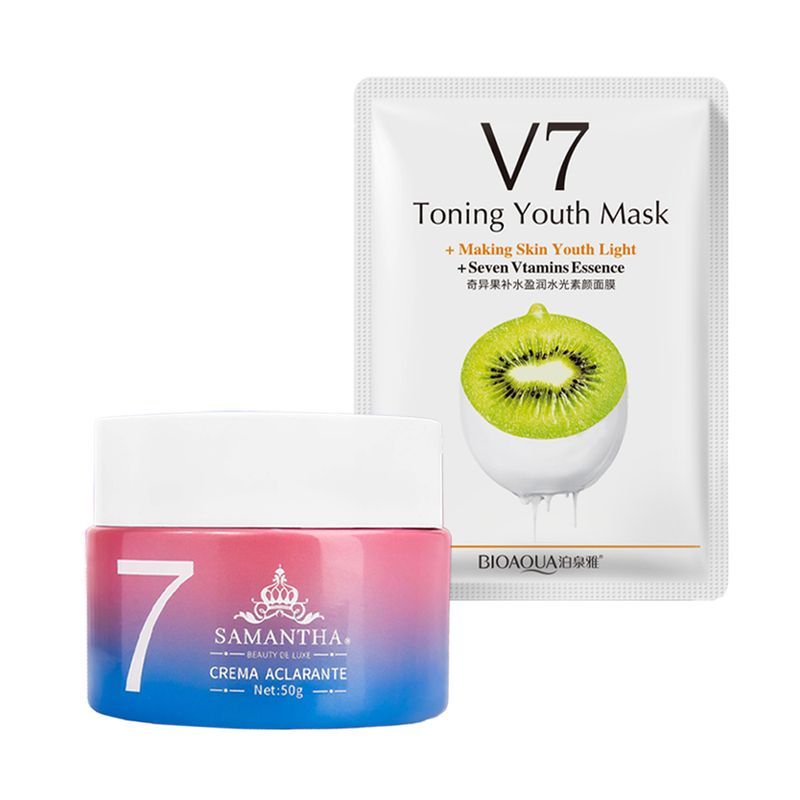 GENERICO - Crema Aclarante Facial + Mascarilla Natural essencia de Kiwi