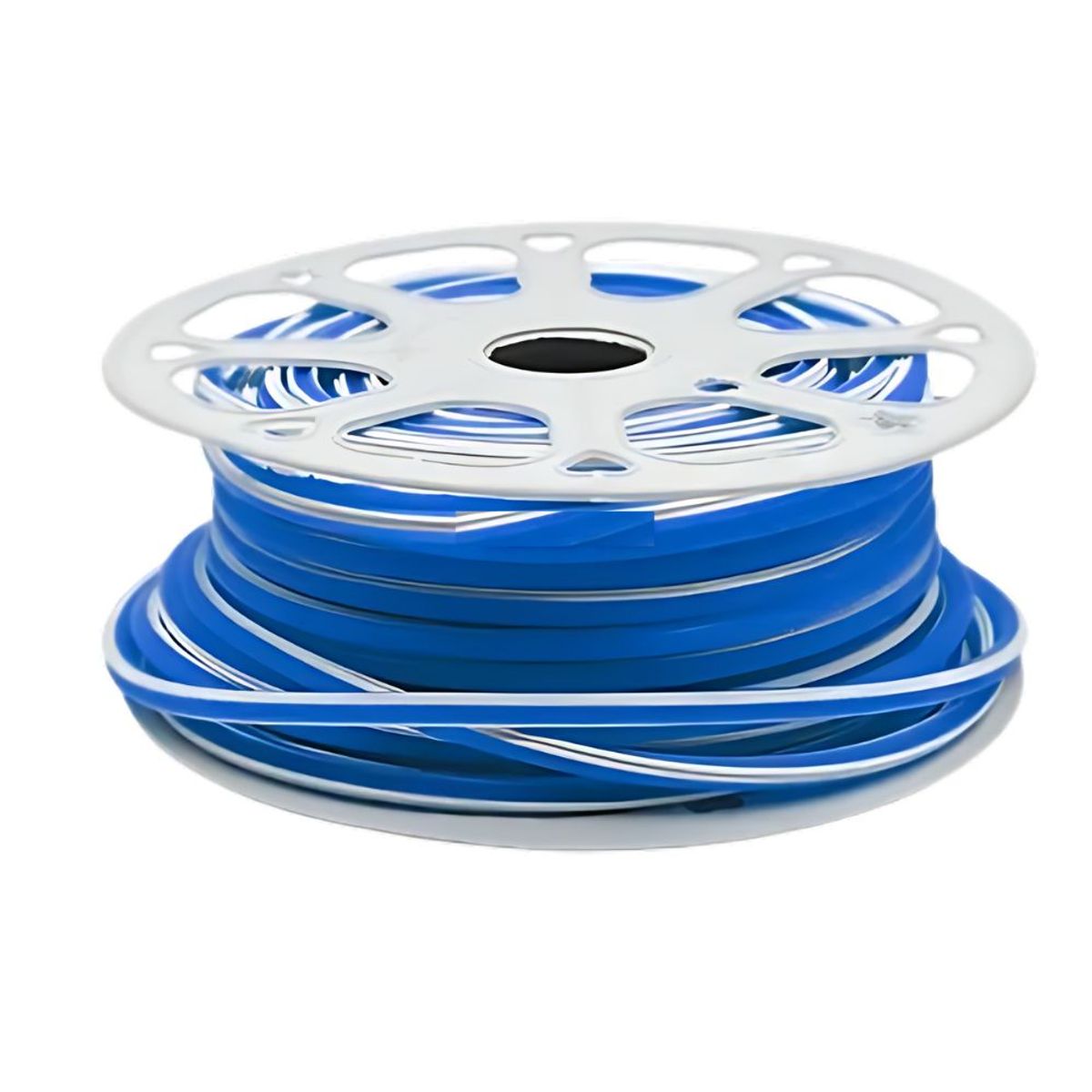 GENERICO - Cinta Led Neon Flexible Azul Rollo de  50 metros 12v