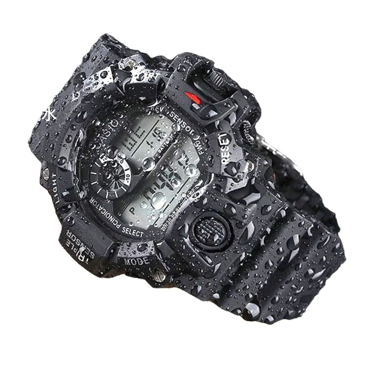 GENERICO - Reloj Digital Pulsera Hombre Multifunción Regalo Dia del Padre Genieka