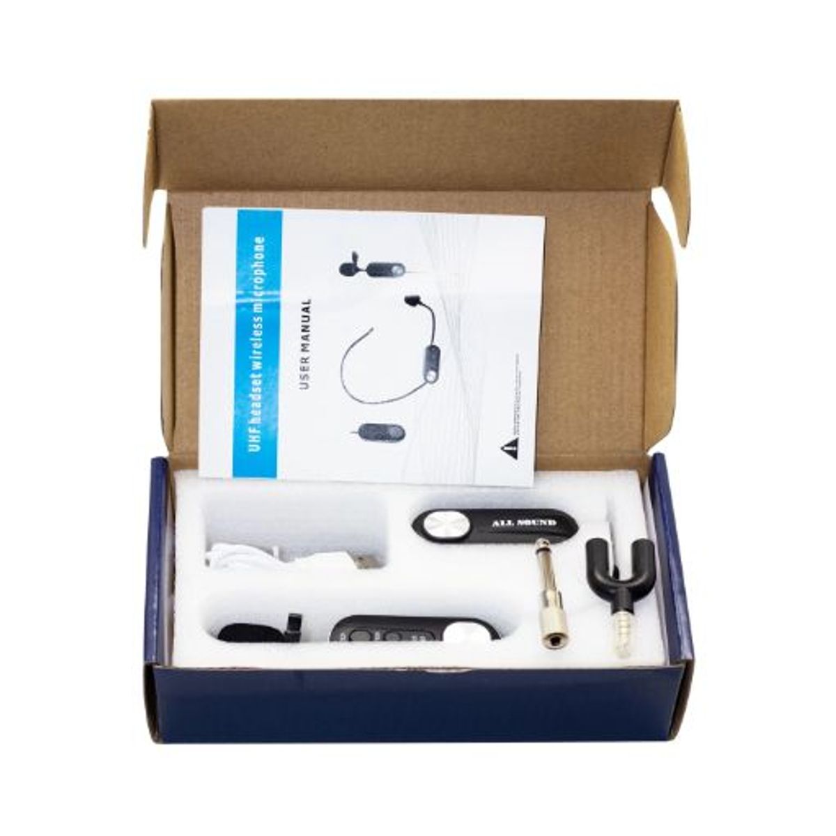 GENERICO - Micrófono Inalámbrico Solapero UHF MC-C020 ALL SOUND