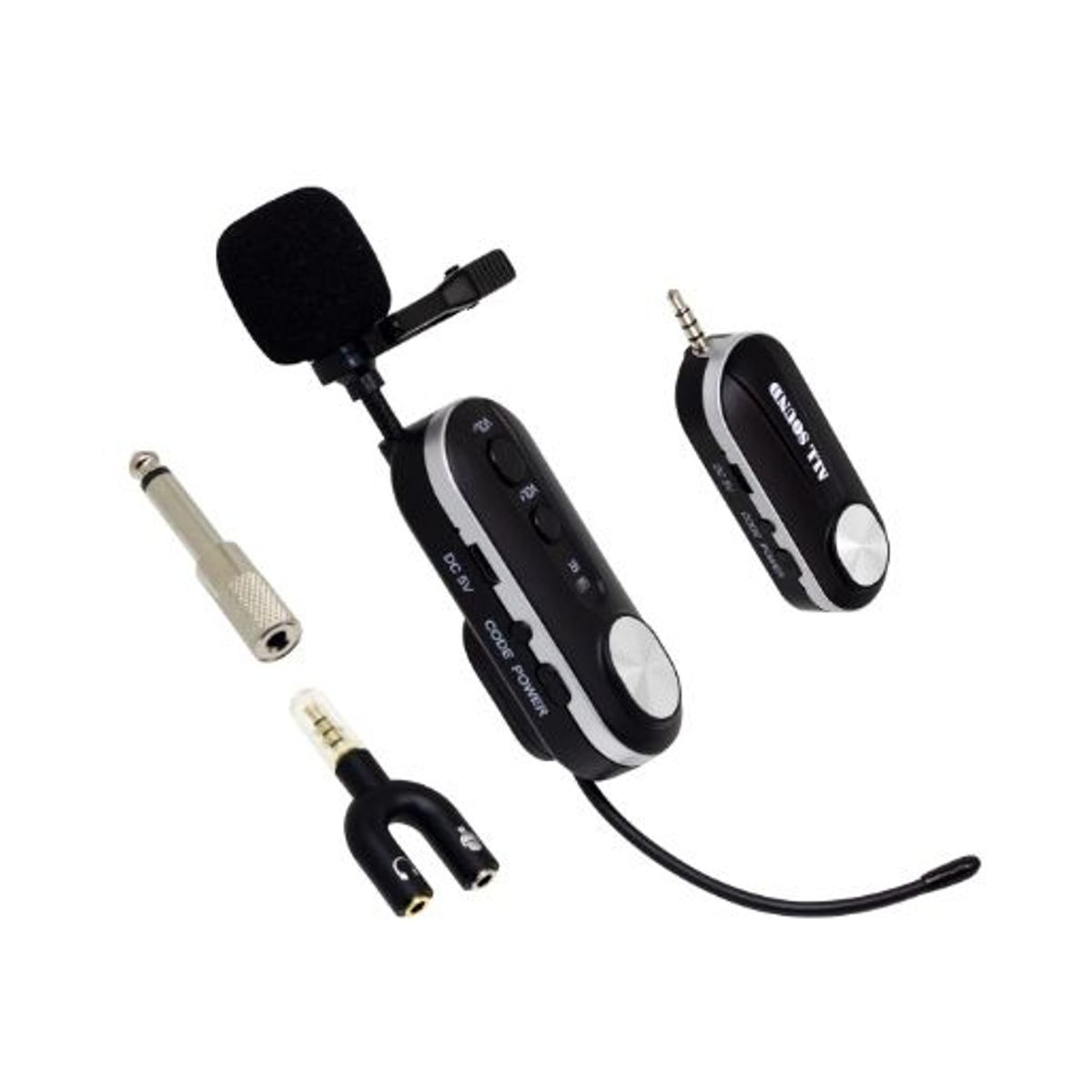 GENERICO - Micrófono Inalámbrico Solapero UHF MC-C020 ALL SOUND