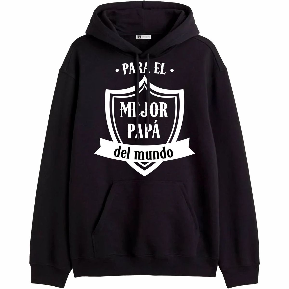 GENERICO - Polera Con Capucha Modelo Para El Mejor Papá Del Mundo
