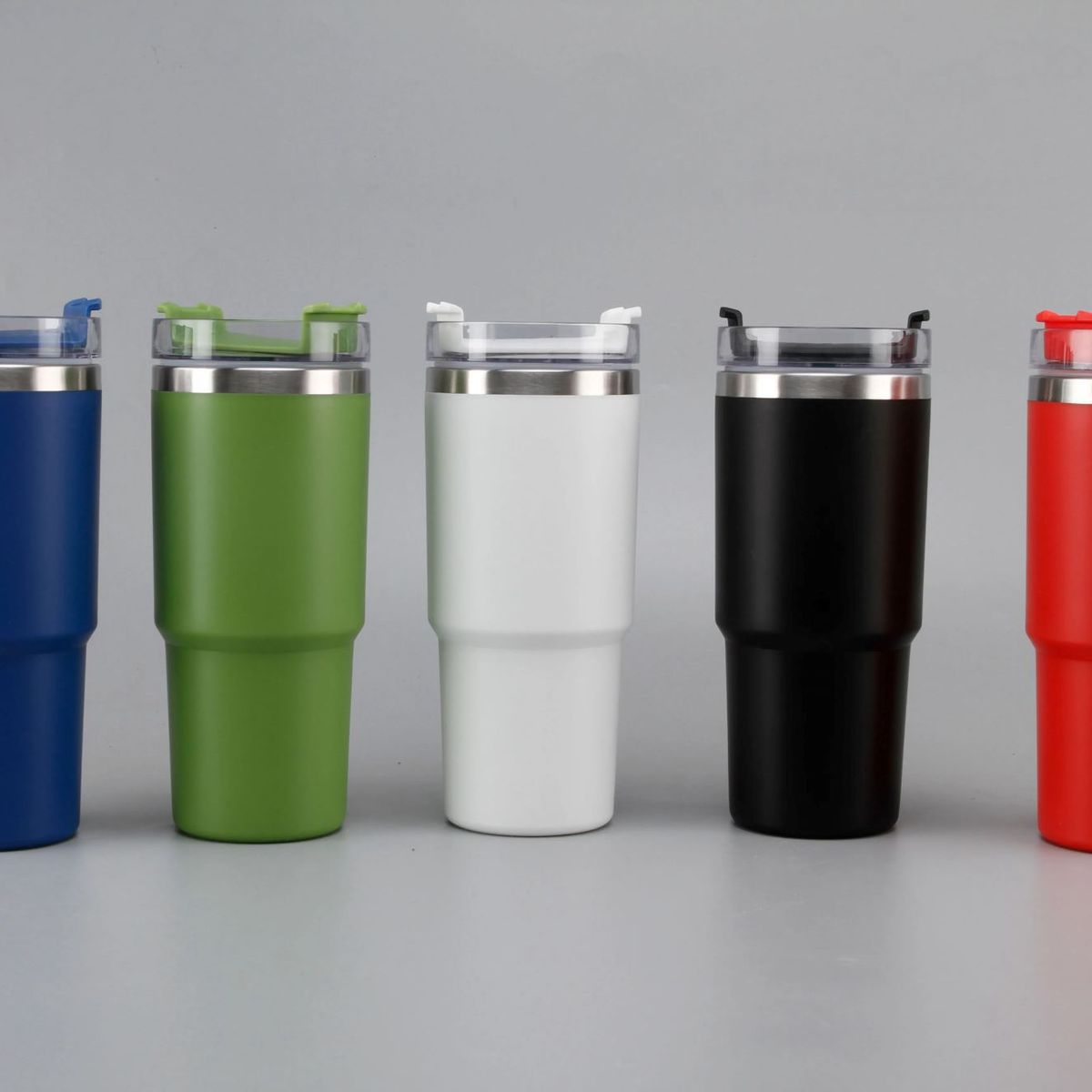 GENERICO - Mug Tumbler Vaso termico 900 ml Negro Acero inoxidable