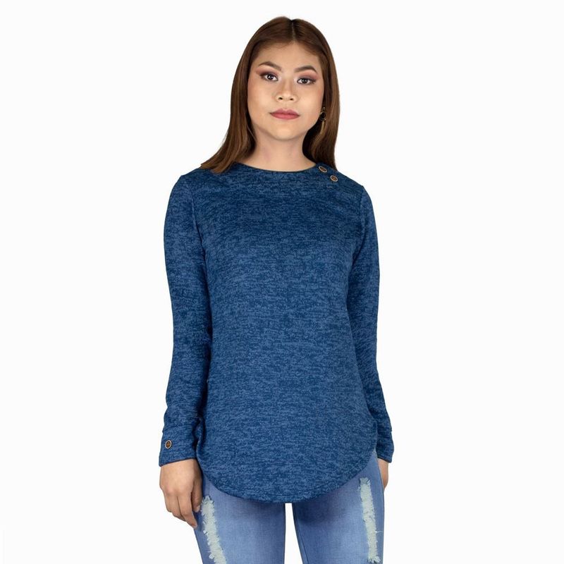 ZOHAR - CHOMPA  DE MUJER -KARINA - AZUL