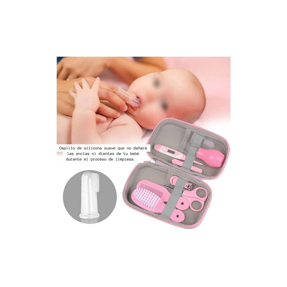 OTTOWARE - Set de Cuidado Personal para bebes rosado