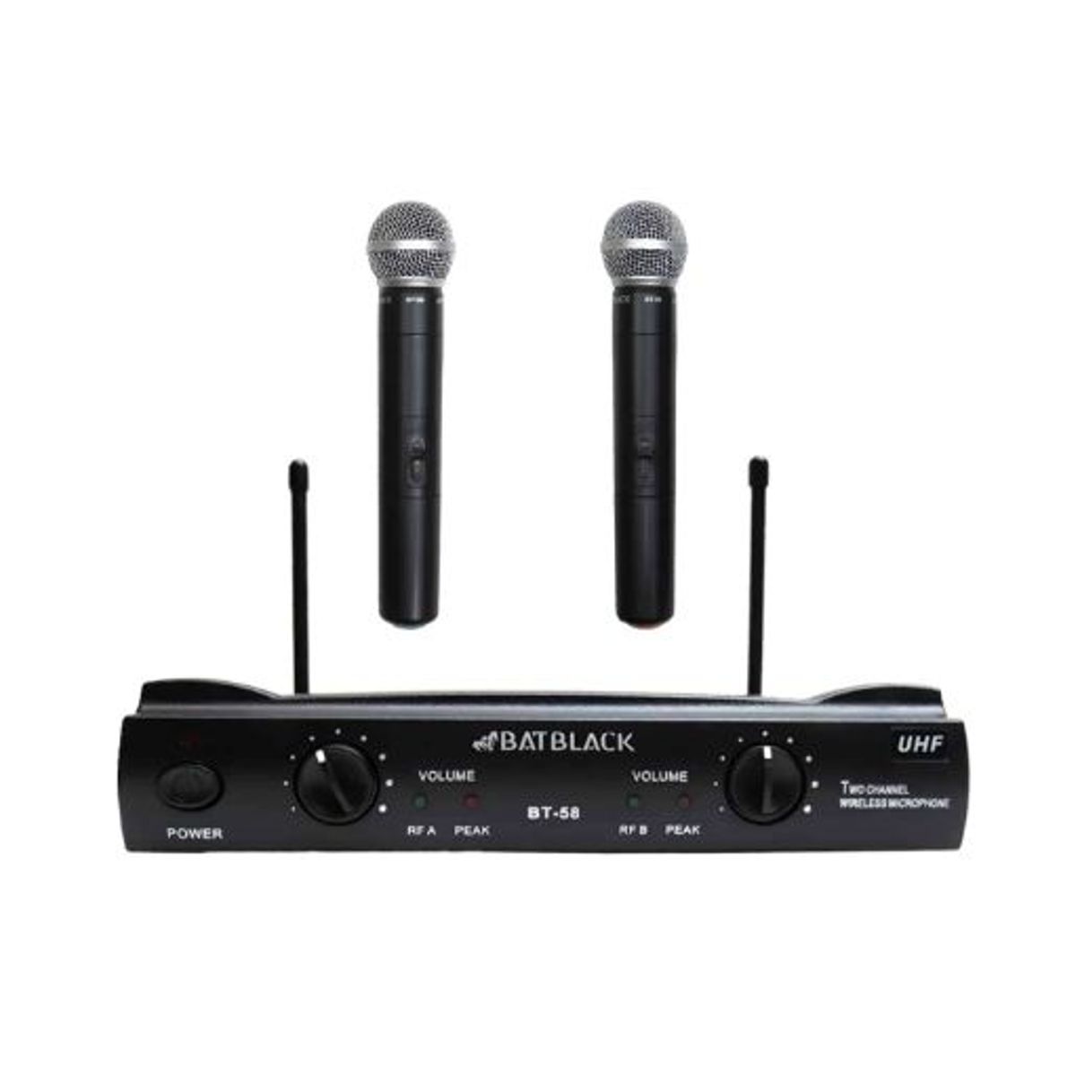 BATBLACK - Micrófono Inalámbrico UHF BT-58 BATBLACK