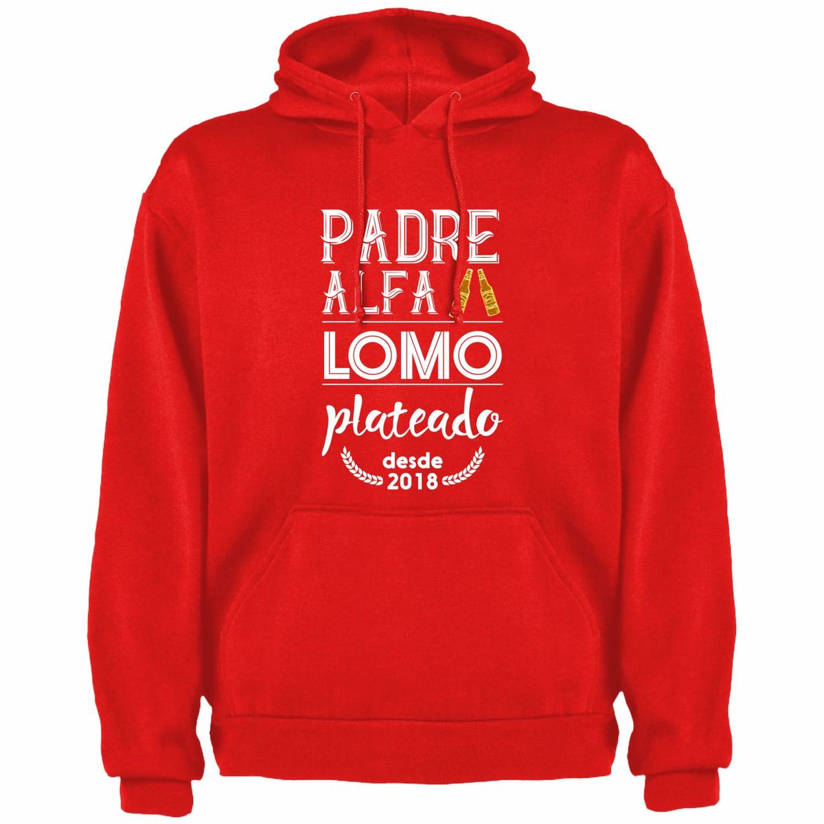 GENERICO - Polera Con Capucha Modelo Padre Alfa