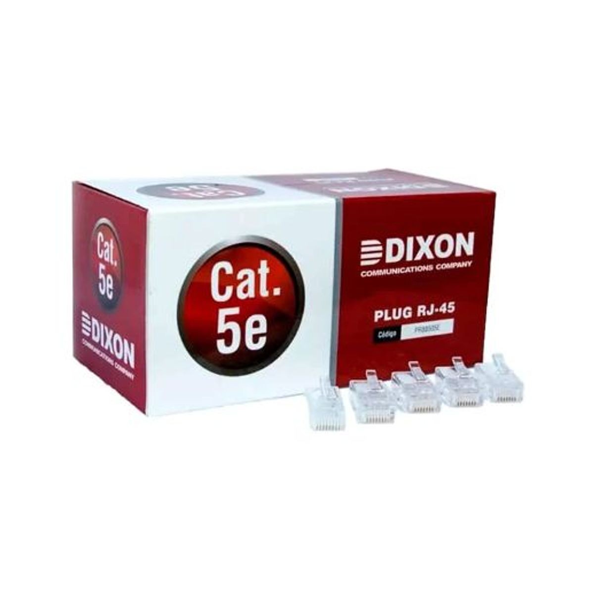 DIXON - Conector Plug RJ45 Cat 5e PR88505E-CN DIXON x 100 Und