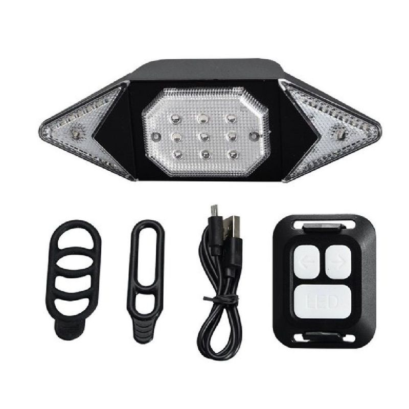 OTTOWARE - Luz Direccional con Control Inalámbrico para Bicicleta