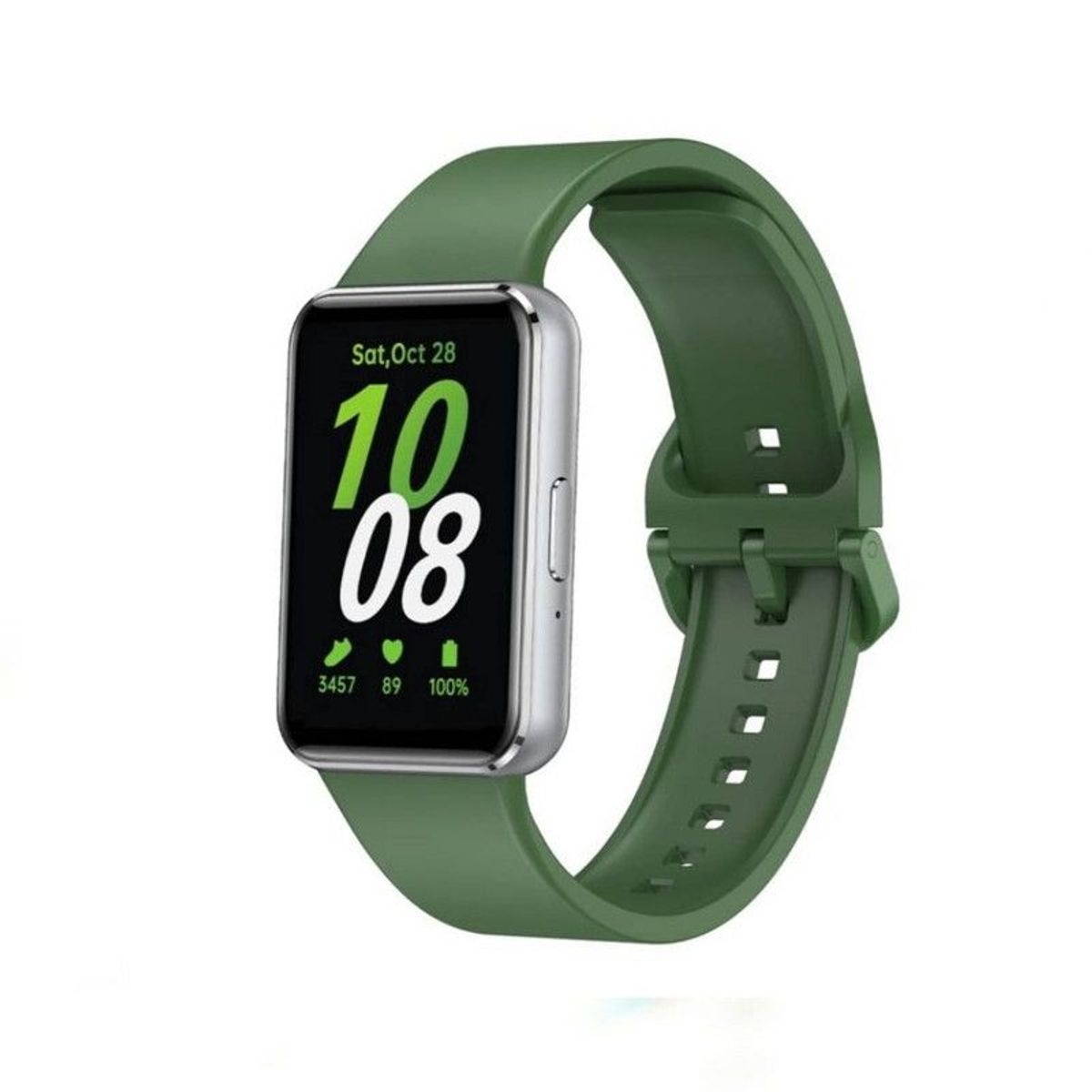GENERICO - Correa de Silicona Para Samsung FIT 3 - Verde